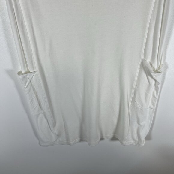 LUNYA Cool paneled sleeveless short‎ Mini dress white Lounge Wear Small Designer - Picture 3 of 9